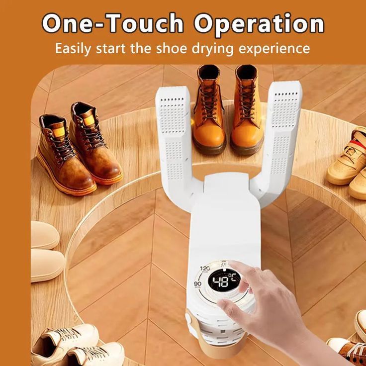 Smart Electric Shoe Dryer and Dehumidifier with LED Display and Timer